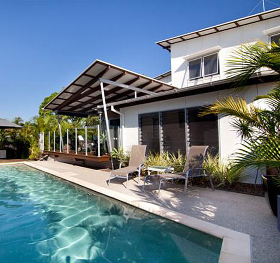 Architecturally designed beachside home