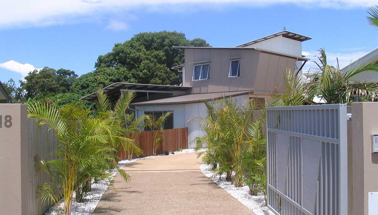 Architecturally designed beachside home